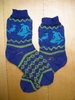 Strickanleitung Socken "Meerjungfrau"